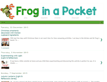 Tablet Screenshot of froginapocket.com